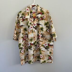Pacific Legend 3XL Men Floral Cotton Men's Hawaiian Shirt